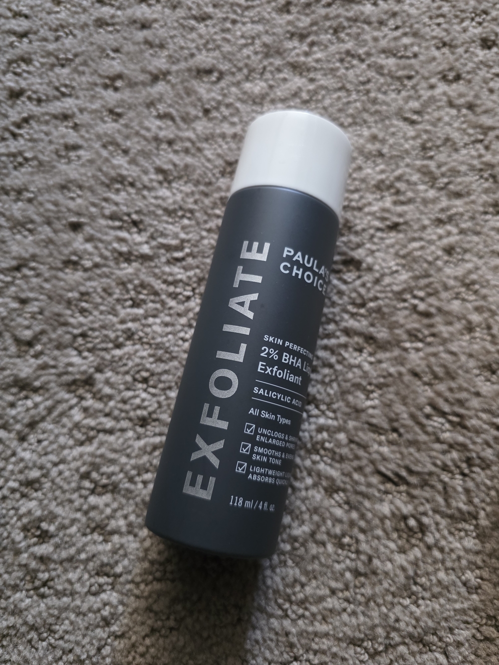 Paula's Choice Gray & White Exfoliate 2% BHA Liquid